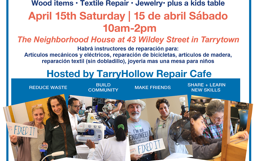 TarryHollow Repair Cafe – March 29, 2026